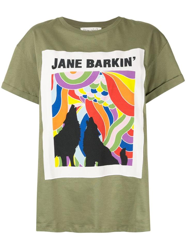 Être Cécile Jane Barkin' T-shirt - Green