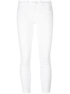 Paige 'verdugo' Trousers, Women's, Size: 24, White, Cotton/polyester/spandex/elastane