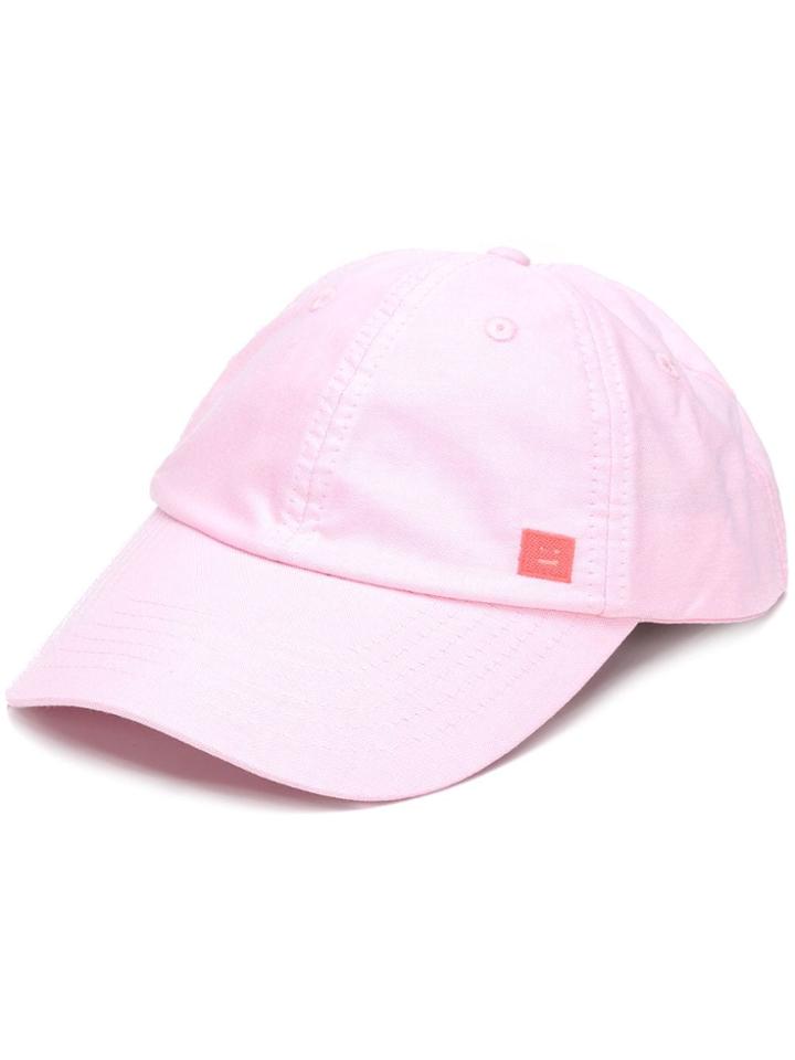 Acne Studios Carlo Face Oxford Cap - Pink