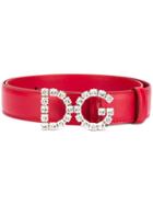 Dolce & Gabbana Dg Leather Belt - Pink