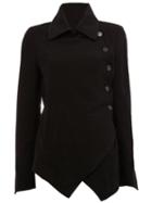 Ann Demeulemeester Off Centre Buttoned Jacket