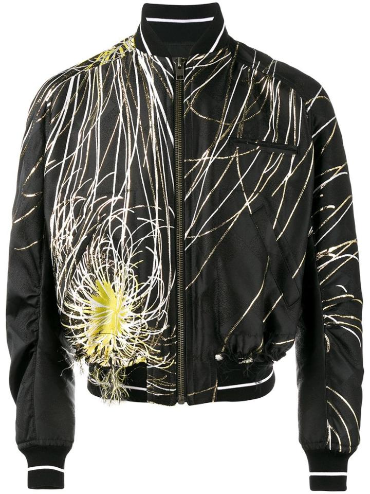 Haider Ackermann Embroidered Bomber Jacket - Black