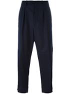 Marni Tapered Trousers, Men's, Size: 48, Blue, Cotton/nylon/polyamide/virgin Wool