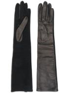 Emporio Armani Long Fitted Gloves - Black