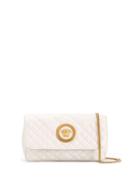 Versace Icon Quilted Evening Bag - White
