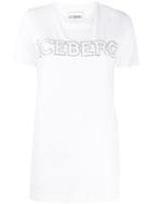 Iceberg Logo Embellished T-shirt - White
