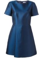 P.a.r.o.s.h. Flared Dress, Women's, Size: Large, Blue, Silk/polyester/acetate/viscose