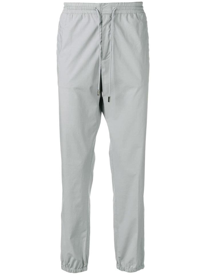 Z Zegna Drawstring Track Trousers - Grey