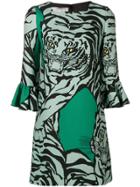 Valentino Tiger Re-edition Dress - Green
