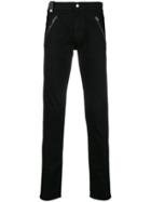 Alexander Mcqueen Slim Fit Low Rise Jeans - Black