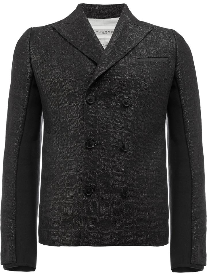 Rochas Double Breasted Blazer - Black