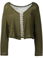 Iro Charlee Blouse, Women's, Size: Xs, Green, Polyurethane/lyocell
