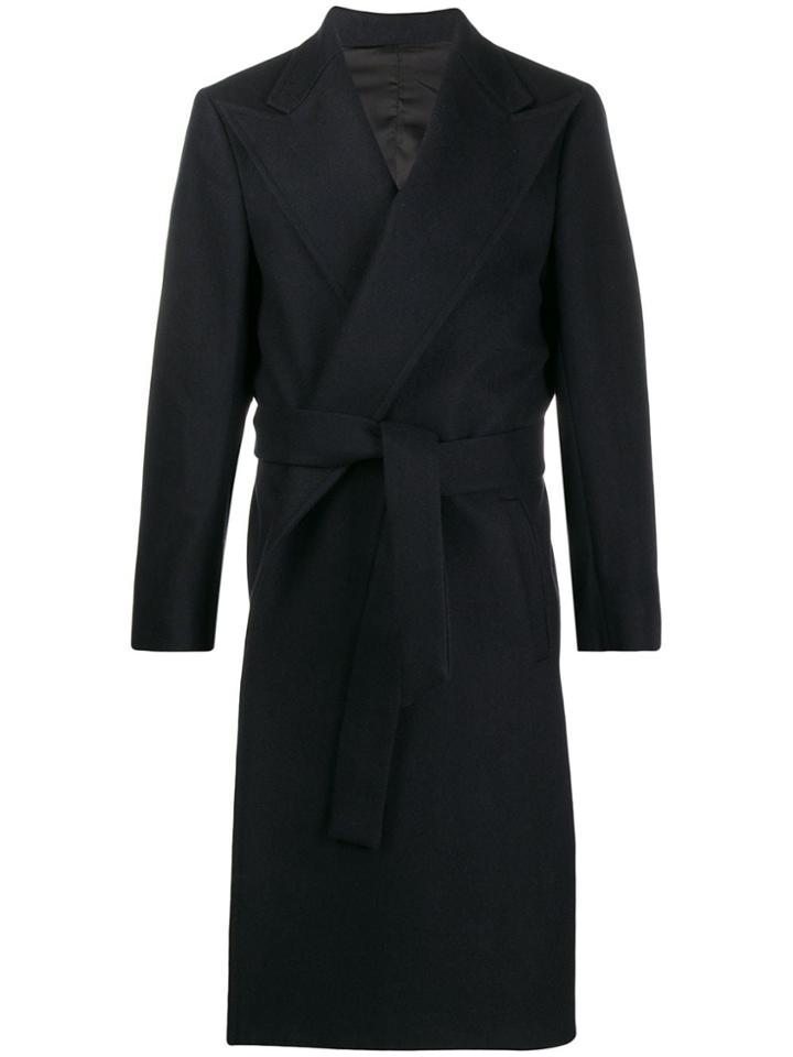 Christian Pellizzari Tie Waist Coat - Blue