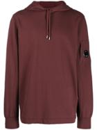 Cp Company Hooded Sweatshirt - Brown