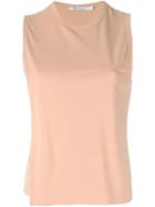 T By Alexander Wang Overlay Top, Women's, Size: M, Pink/purple, Rayon