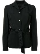 Prada Vintage 1990's Belted Jacket - Black