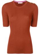 Tory Burch Taylor Ribbed Sweater - Brown
