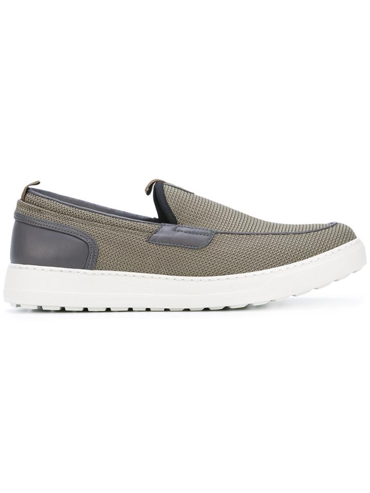 Salvatore Ferragamo Rubber Sole Slip-ons - Green