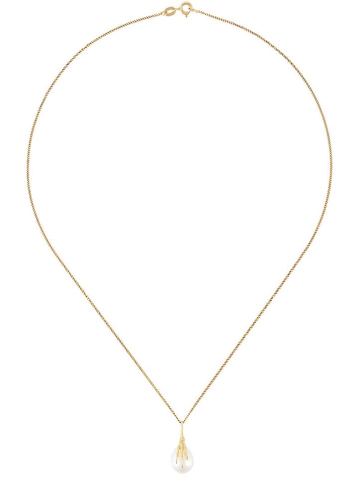 Wouters & Hendrix Gold 18kt Yellow Gold 'crow's Claw' Pearl Necklace -