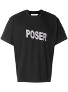 Mr. Completely 'poser' T-shirt - Black