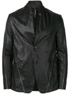 Transit Fitted V-neck Jacket - Black