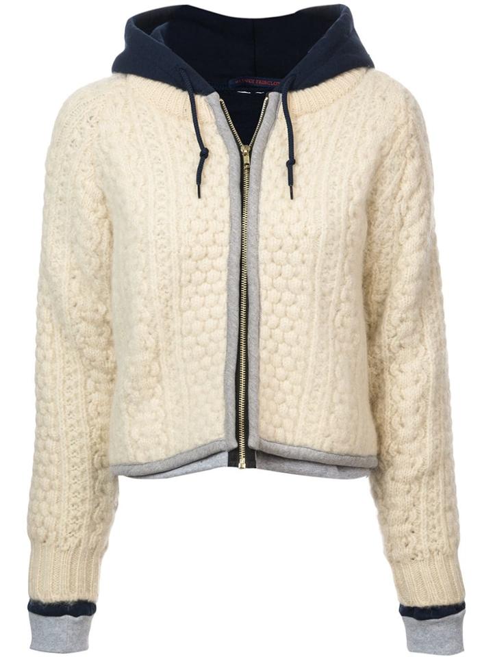 Harvey Faircloth Fitted Zip Up Jacket - Blue