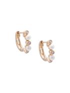 Dana Rebecca Designs Mini Diamond Hoop Earrings - Gold