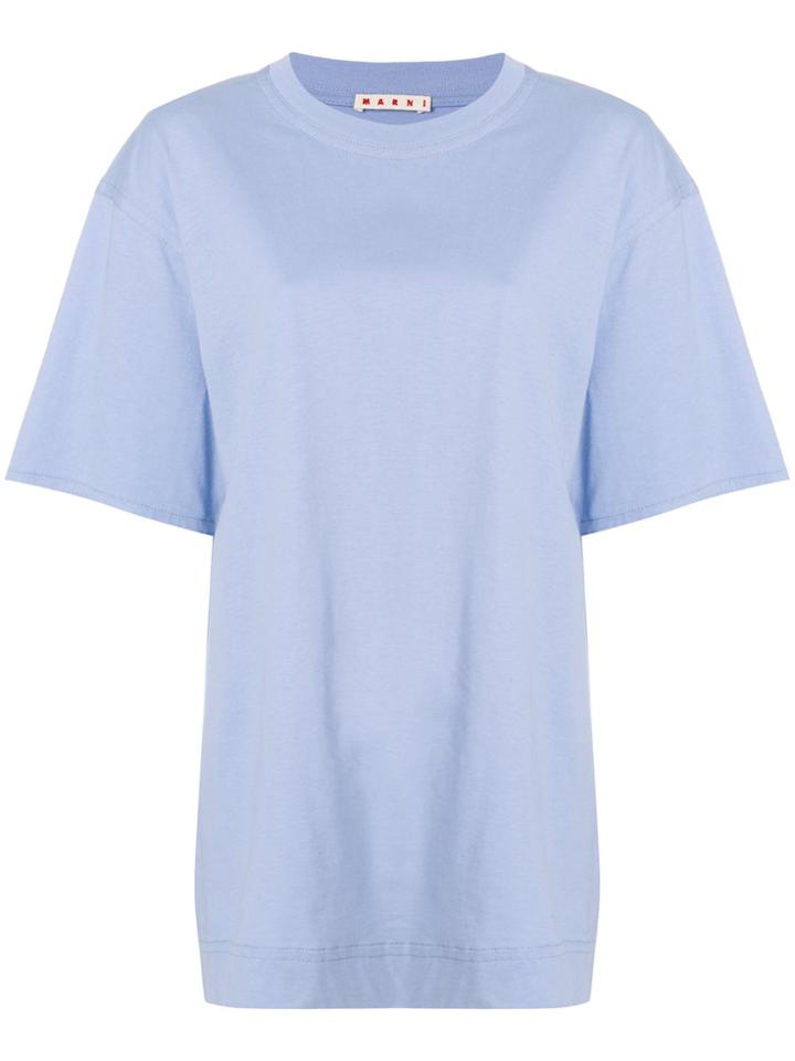 Marni Oversized Jersey T-shirt - Blue