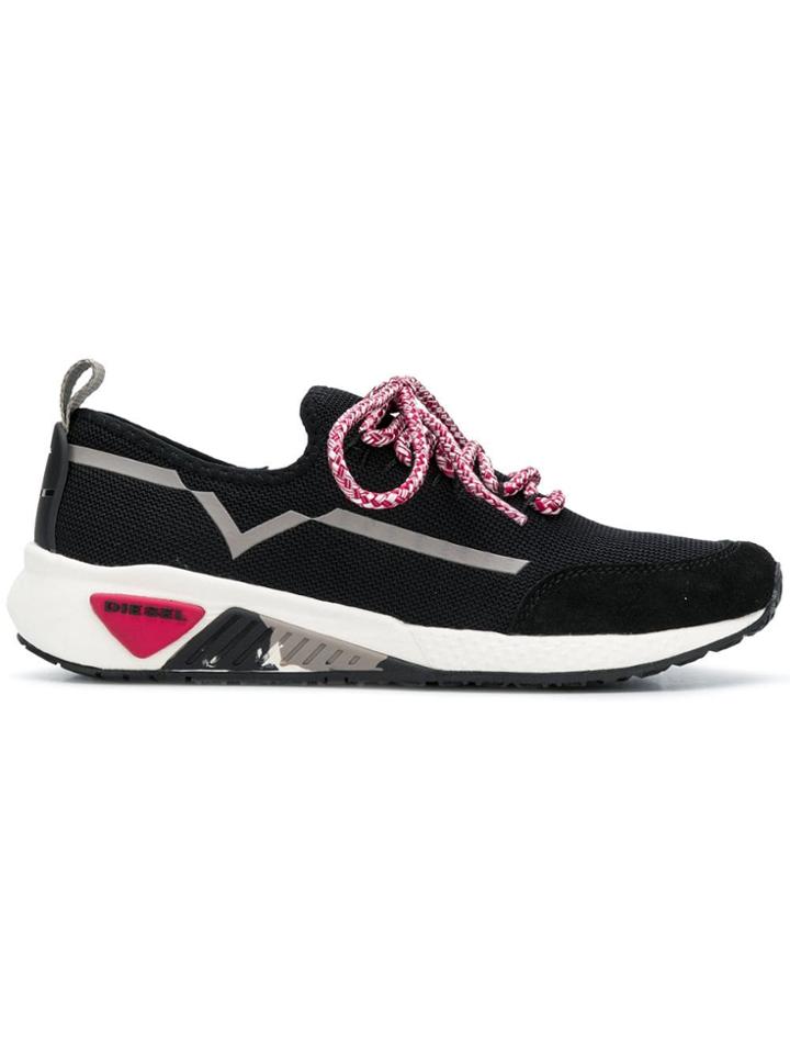 Diesel Low Runner Sneakers - Black