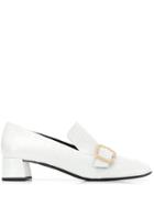 Erdem Buckled Loafers - White