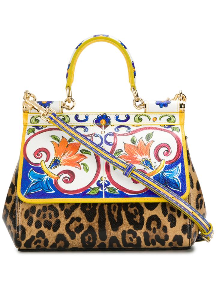 Dolce & Gabbana Sicily Clash Print Tote - Multicolour