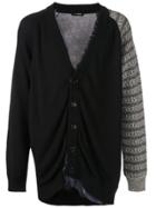 Raf Simons Layered Knitted Cardigan - Blue