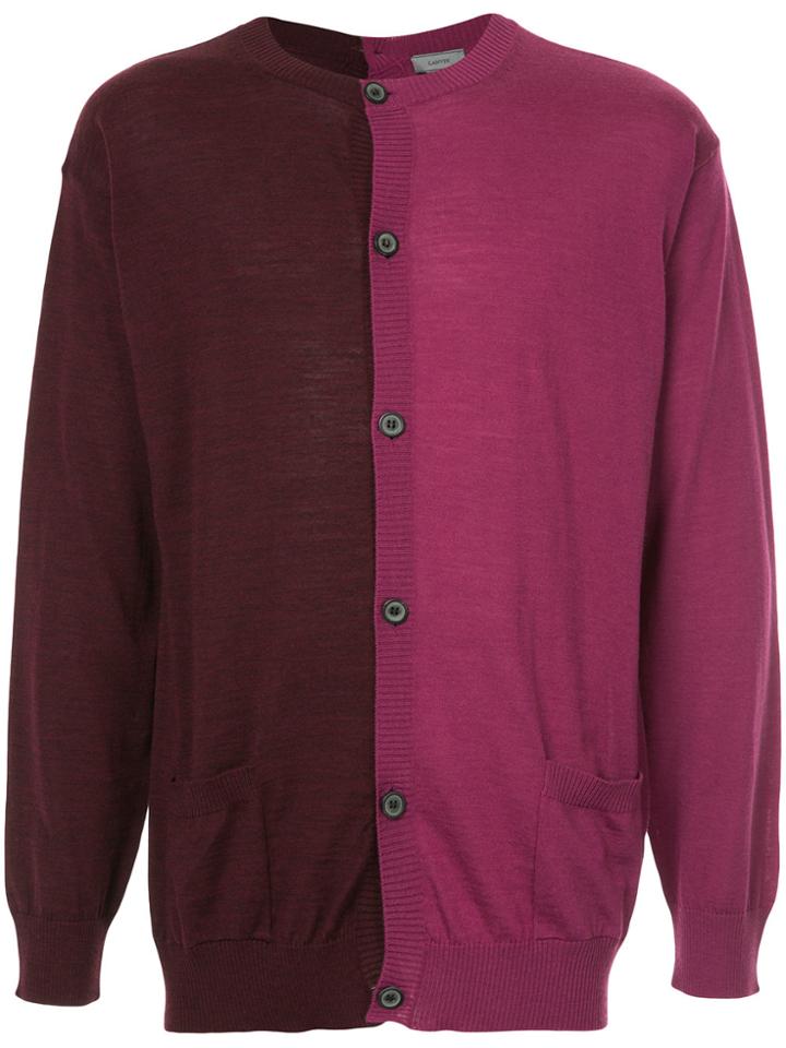 Lanvin Two-tone Cardigan - Red