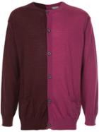 Lanvin Two-tone Cardigan - Red