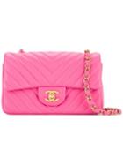 Chanel Pre-owned V Quilted Flap Bag - Pink