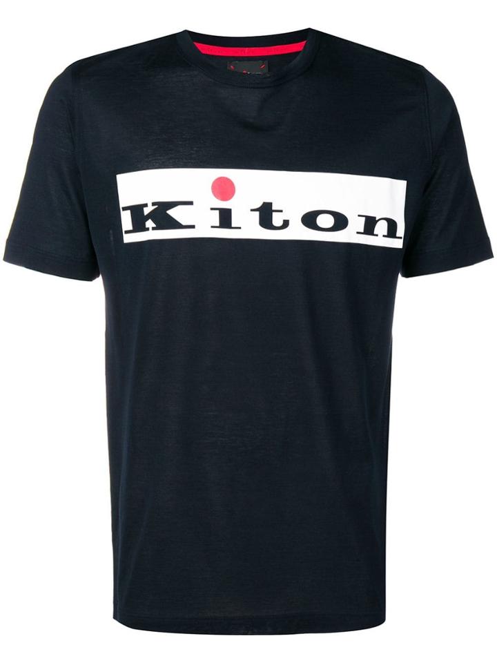 Kiton Logo T-shirt - Black