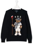 Ralph Lauren Kids Teen Polo Bear Knitted Jumper - Blue