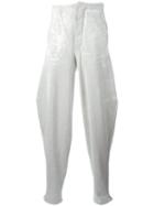 Onebyme Zoot Trousers, Men's, Size: 2, White, Organic Cotton/linen/flax