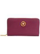Versace Zipped Medusa Wallet - Pink