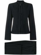 Giorgio Armani Vintage Pinstripe Two-piece Suit - Blue