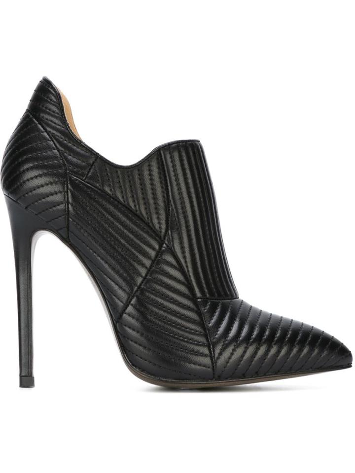 Gianni Renzi Quilted Stiletto Ankle Boots