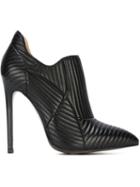 Gianni Renzi Quilted Stiletto Ankle Boots