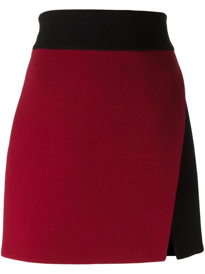 Fausto Puglisi A-line Short Skirt, Women's, Size: 42, Black, Acetate/wool/viscose