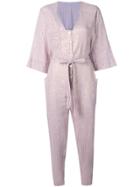 Raquel Allegra Utility Jumpsuit - Purple