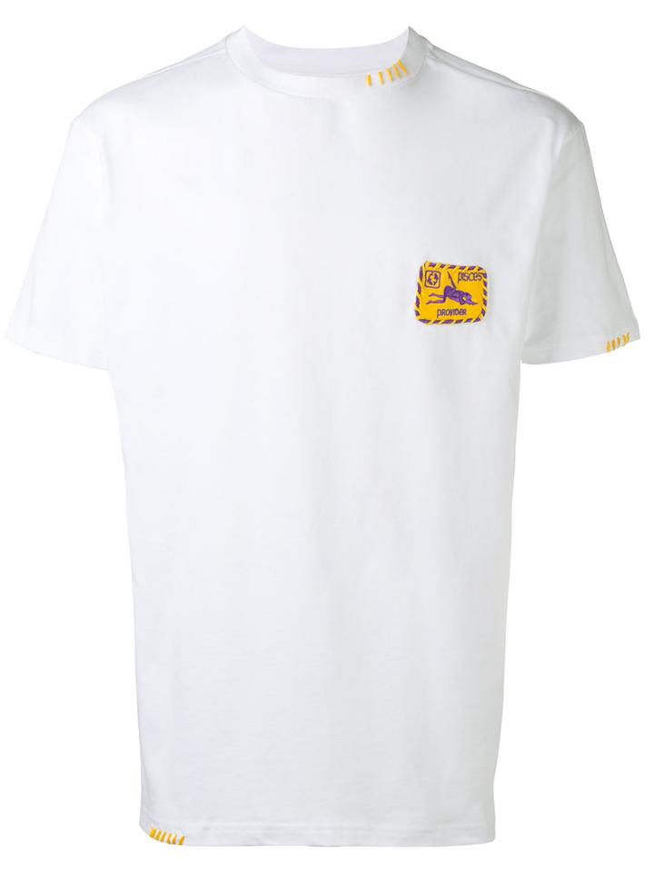 Palm Angels - Chest Patch T-shirt - Men - Cotton - M, White, Cotton