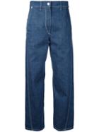 Lemaire - Twisted Jeans - Women - Cotton - 36, Blue, Cotton