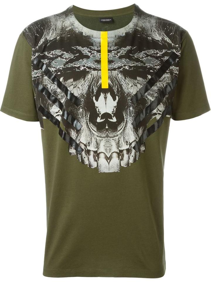 Marcelo Burlon County Of Milan Cumanayagua T-shirt, Men's, Size: Xl, Green, Cotton