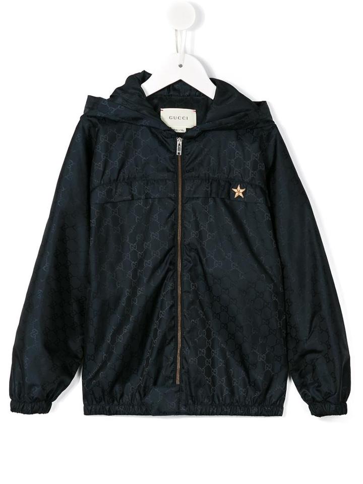 Gucci Kids Gg Jacket, Boy's, Size: 10 Yrs, Black