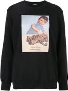 Undercover Child Print Crewneck Sweatshirt - Black