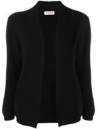 Blanca Basic Ribbed Cardigan - Black